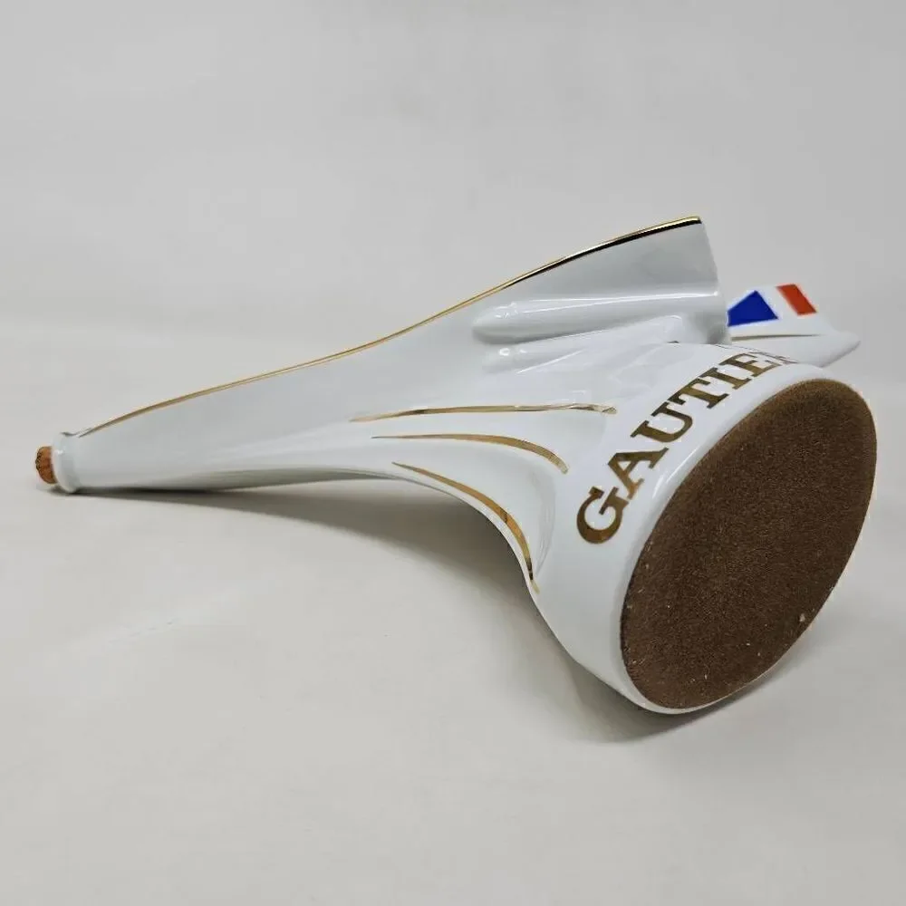 GAUTIER COGNAC WHITE AIR FRANCE CONCORD LIMOGES FRANCE PORCELAIN DECANTER READ